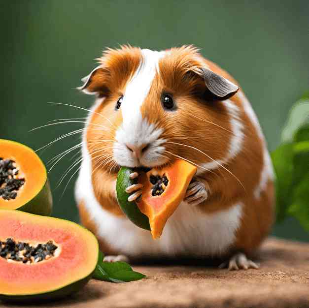can guinea pigs eating papaya